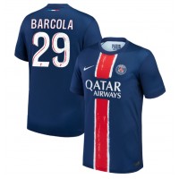 Camisa de Futebol Paris Saint-Germain Bradley Barcola #29 Equipamento Principal 2024-25 Manga Curta